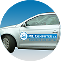 Auto mit ML Computer Logo